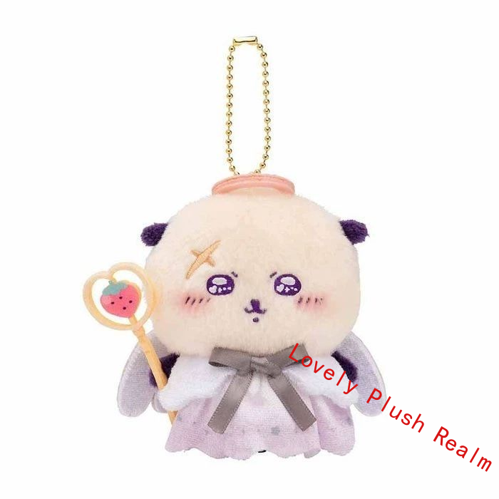 Chiikawa Angel Devil Mascot Rakko Plush Doll Keychain Holiday