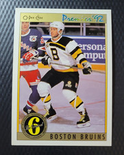 1991-92 O-Pee-Chee Premier BOB CARPENTER Boston Bruins ORIGINAL 6 Hockey #148