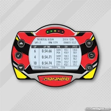 MARANELLO 2015 STYLE GEL STICKER FOR UNIPRO UniGo - KARTING