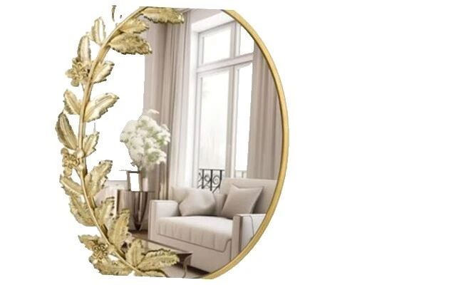 Metal Frame Oval Home Décor Mirrors