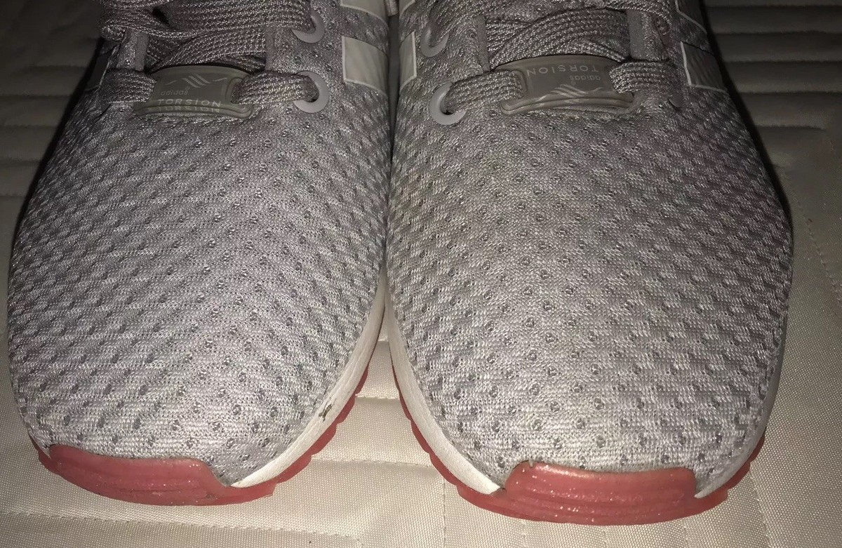 Size 8 - adidas ZX Flux Grey/Pink - B35313 for sale online