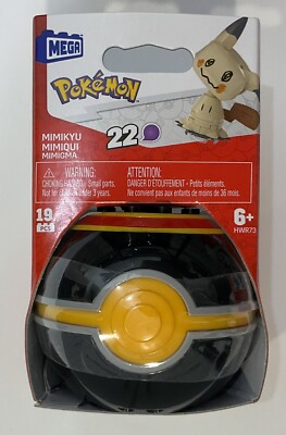 Mega Construx Pokemon Mimikyu Mimiqui HWR73 Series 22 Luxury Ball New Pokémon