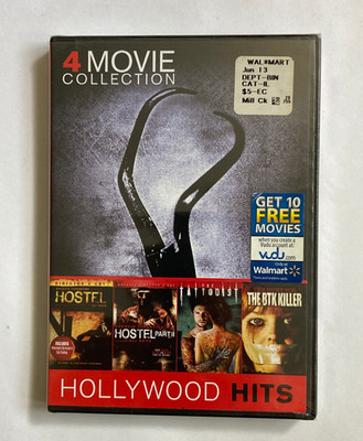 4 Movie Collection Hollywood Hits Hostel 1 & 2 Tattooist Hunt for BTK Killer New