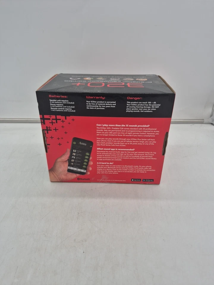 ICOtec 320+ Predator Call/Decoy Combo W/ Bluetooth & Remote, For Calling Hunting - Image 2 of 2