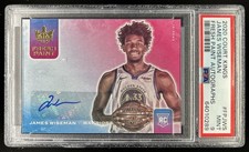 2020-21 Panini Court Kings James Wiseman Fresh Paint RC Auto #/99 Warriors PSA 9