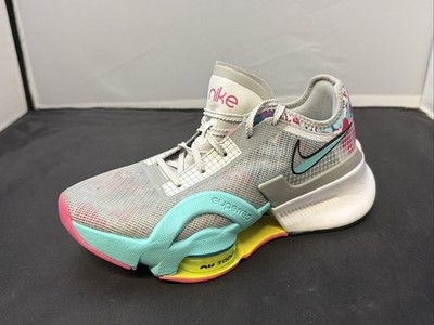 Nike Womens Air Zoom Superrep 3 DQ0303-001 Gray Running Shoes Sneakers Size 7