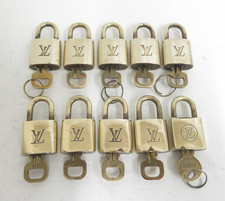 Authentic Louis Vuitton Padlock  Key 10set Gold 50151