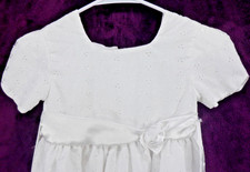Dress Girls' Size 5 White Rose Cottage