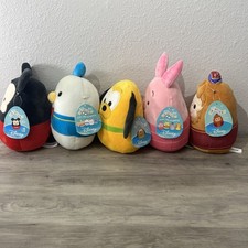 Squishmallows 7" Disney lot, Mickey Mouse, Pluto, Abu, Piglet, Donald Duck