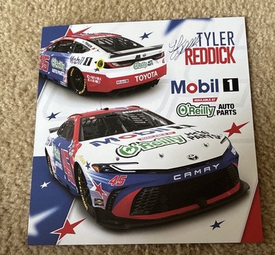 NASCAR Driver #45 Tyler Reddick Mobil 1 Postcard 2026