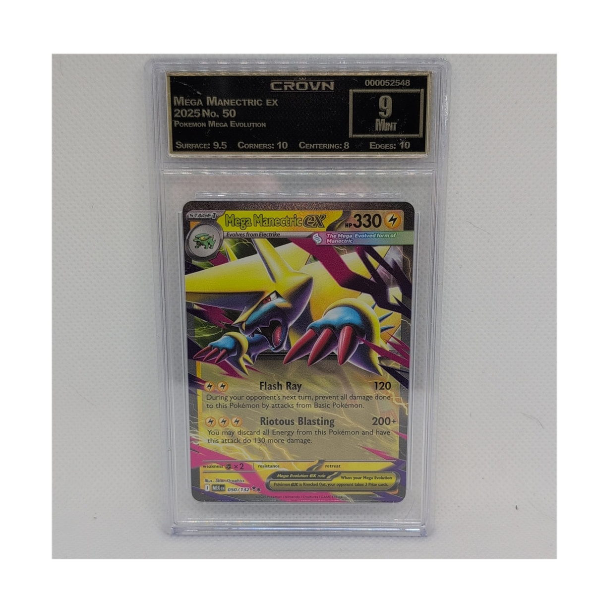 Mega Manectric ex 050/132 Me01: Mega Evolution Holo for sale online | eBay