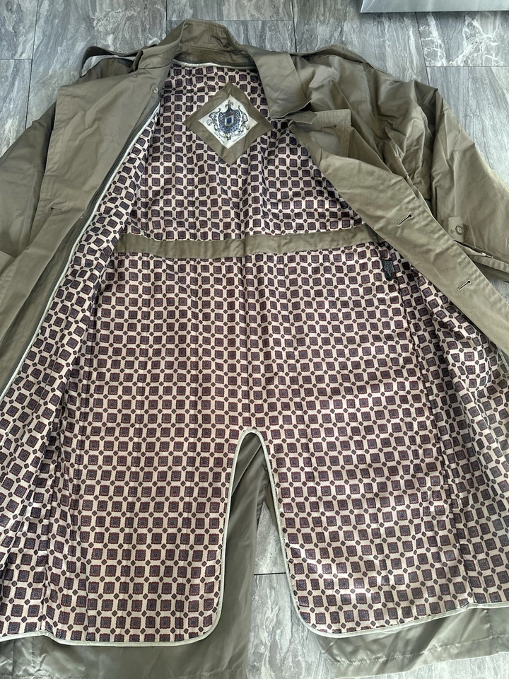 Gabardina vintage London Fog Towne 44 con cinturón longitud completa para hombre’s Foto 3 de 4