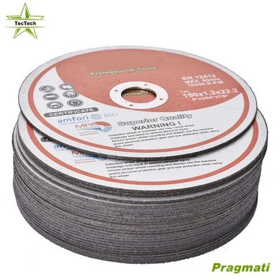 25Pack 6''×.045''×7/8'' Cut-off Wheel - Metal & Stainless Steel Cutting Discs