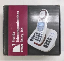 Clarity XLC8 Cordless Home Cell 50Db Amplified Bluetooth Phone w/ Answer Machine