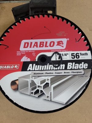 Diablo D0756NR 7-1/4'' Aluminum Cutting Blade 56 Teeth - NEW - Made In Italy