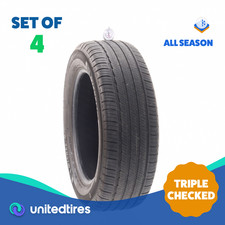 Set Of 4 Used 22560r18 Michelin Primacy Tour As 100h - 6.5-832 16mn9