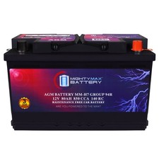 Mighty Max MM-H7 Group 94R 12V 80AH 140RC 850 CCA Battery Replaces BMW 528xi 08