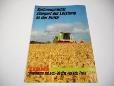 Original Prospekt Claas Dominator 78 S 88 98 108 S/SL Mädrescher 09/1988