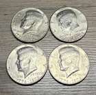 1776-1976 (4) Kennedy Bicentennial Half Dollar Free Shipping!