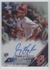 2016 Topps Chrome Rookie Refractor 281/499 Jeremy Hazelbaker #RA-JHA Auto y8h