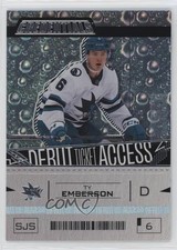 2023 Upper Deck Credentials Debut Ticket Access /999 Tier 1 Ty Emberson #120 z6b