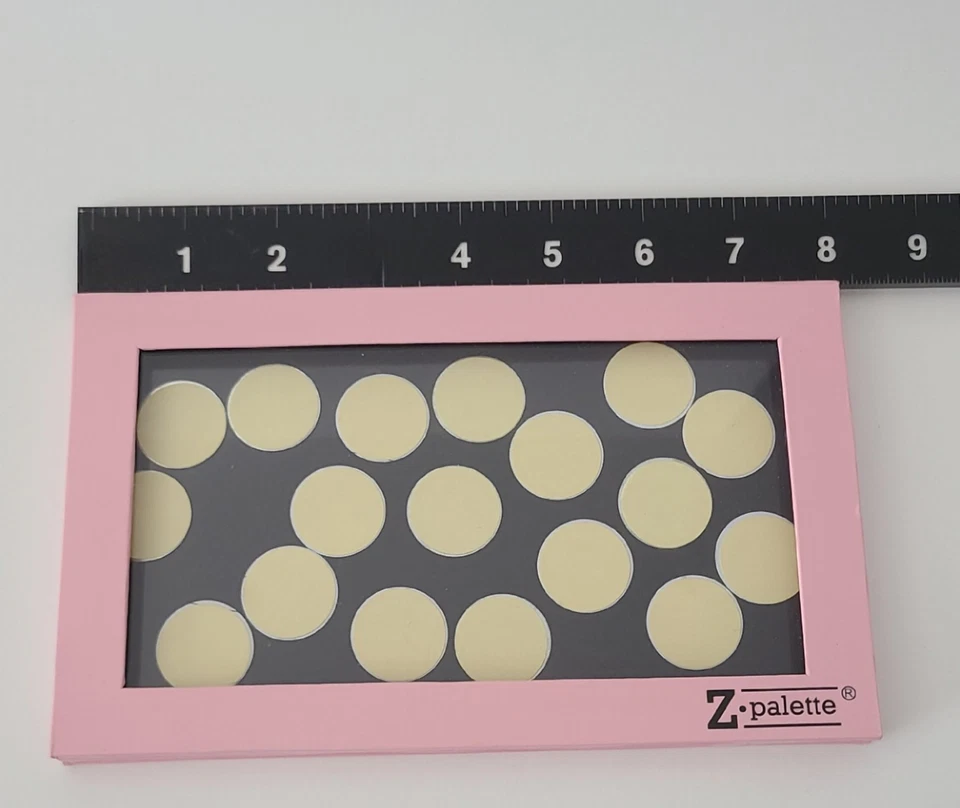 Paleta Z incluida 19 pegatinas metálicas - ROSA abierta sin usar Foto 2 de 4