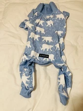 Spark Paws Dog Pajama Polar Bear Stretchy Pup Dreams Fabric New W/ Tag 2XL (LG)
