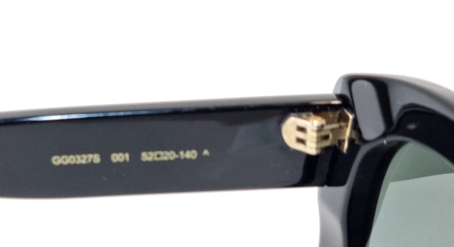 GUCCI GG0327S schwarze Cat-Eye Damen Sonnenbrille 140 Cat.3 made in Italy - Bild 4 von 4