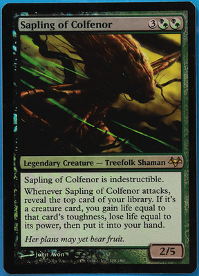 Sapling of Colfenor FOIL Eventide PLD Black Green Rare CARD (501256) ABUGames