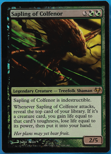 Sapling of Colfenor FOIL Eventide PLD Black Green Rare CARD (501256) ABUGames - Picture 1 of 2
