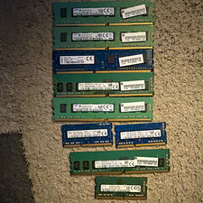 Samsung SK hynix HP Mixed Lot RAM Modules DIMM  SO-DIMM Laptop/Desktop