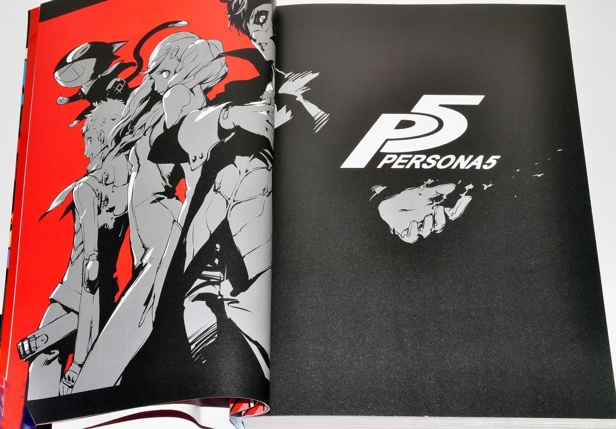 Persona 5 Official Design Works Art Book Illustration Game Fan