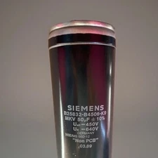 50uF 640V - SIEMENS MKV - B25832-B4506-K009 - 185x60mm (Epcos) High End Power Supply