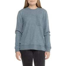 $140 Smartwool Women's Thermal Merino Crew Neck Long Sleeve Shirt -Lead -XLarge