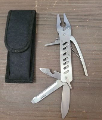 Stainless Steel Multi-function Tool Plier Compact Pocket Wire Pliers Knife Saw