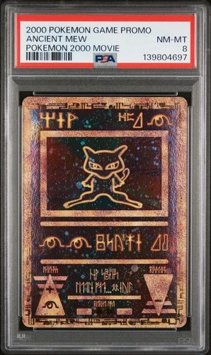 2000 POKEMON GAME MOVIE POKEMON 2000 MOVIE ANCIENT MEW PSA 8