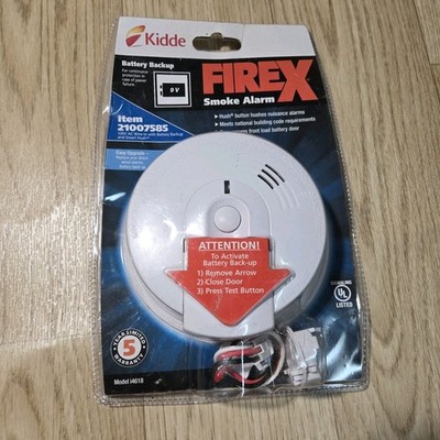 Kidde FireX Smoke Alarm 21007585 i4618 120V AC Wire In New Sealed