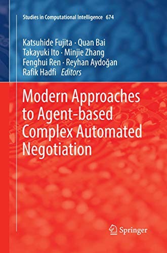 Springer Modern Approaches To Agent-Based Complex Automated Negotiation - Image 2