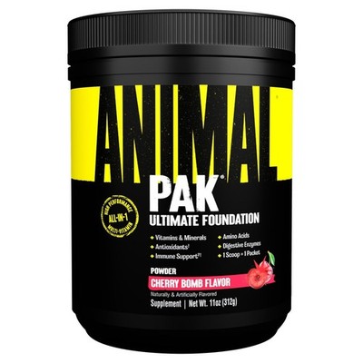 Pak Powder Cherry Bomb Multivitamin Pulver für Sport & Fitness mit Vitamin B