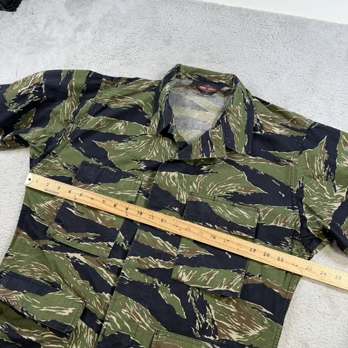 Vintage Tru-Spec Jacket Mens Medium Tiger Stripe Camo Regular Military BDU image 5
