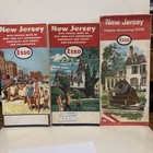 New Jersey Esso Road Maps: 1956-57, 1959, & 1964 Good Shape. 1964 Tears At Folds — photo 1