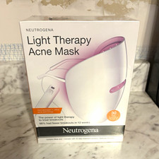 Light Therapy Acne Mask for Face, White, Battery Powered, never opened
