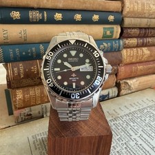 Vintage Seiko Kinetic Sports 150 Diver 5M23-6B50 Black Bezel/dial 1995 SHF045