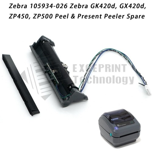 105934-026 Peel & Present Peeler Spare Part For Zebra GK420d GX420d ZP450 ZP500 - 第 3/8 張圖片