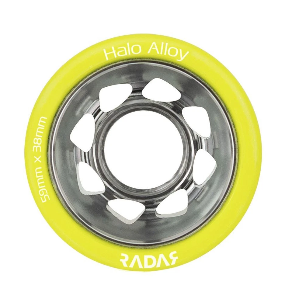 Riedell Patines Radar Halo Aleación 59mm Interior Patines Ruedas Foto 3 de 4
