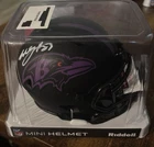 WILLIS MCGAHEE BALTIMORE RAVENS SIGNED ECLIPSE  MINI HELMET JSA WITNESS COA