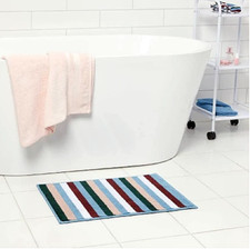 17"x24" Striped Value Bath Rug - Room Essentials - New