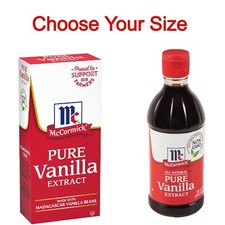 McCormick All Natural Pure Vanilla Extract Choose your Size