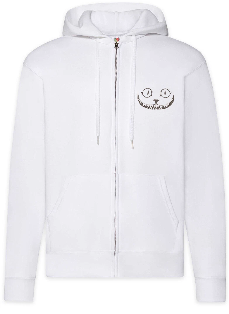 Cheshire Cat II Zipper Hoodie Alice In Cat Cats Wonderland Love Addicted