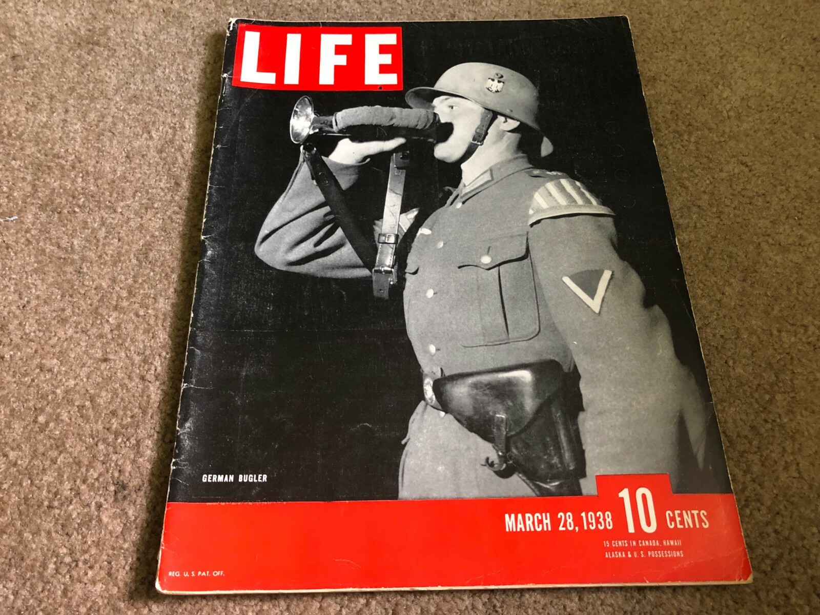 MARCH 28 1938 Life Magazine - GERMAN SOLDIER WWII | eBay